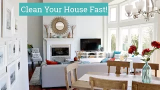 How to Clean Your House Fast | Speed Cleaning Tips