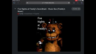 FNaF Freddy music box