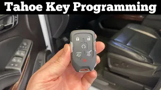 How To Program A 2017 - 2020 Chevrolet Tahoe Remote Key Fob  - Add Lost Keys Programming Sync Pair