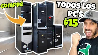 🔥I bought ALL these PC'S at the AUCTION for $15!!! 👈🏻😱 🇺🇾 Did I get scammed? 😲🔥