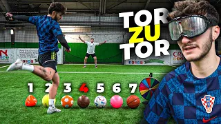 MULTIBÄLLE TOR ZU TOR FUßBALL CHALLENGE!!