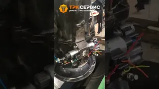 Разборка и дефектовка КПП экскаватора-погрузчика Caterpillar 422E