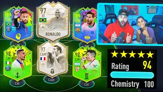 OMG INSANE DRAFT!! 194 DRAFT CHALLENGE VS MY GIRLFRIEND!! FIFA 21 ULTIMATE TEAM