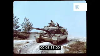 1960s Tanks, UK Army Training, Driving POVs, HD from 35mm