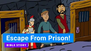 Bible story "Escape From Prison!" | Primary Year B Quarter 3 Episode 2 | Gracelink