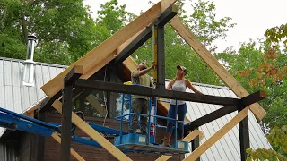 Building Our POST And BEAM Roof