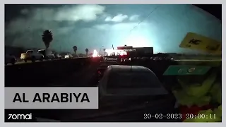 Dashcam footage shows fresh quake hitting Hatay