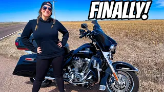 DON'T do this to start your dead motorcycle.. | First Harley ride of the year!