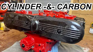 Honda GL1100 Cafe Racer Build Part 3 - Cylinder Head and Carbon Fiber