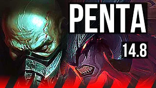 URGOT vs AATROX (TOP) | Penta, 500+ games, Dominating | KR Master | 14.8