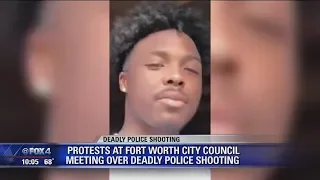 Tensions flare at Fort Worth city council meeting following 4 police shootings