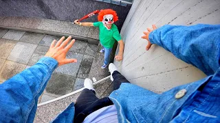 Horror Clowns VS Parkour POV | Halloween Chase V