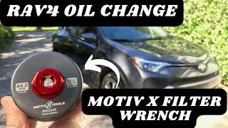 Toyota RAV4 Oil Change - Motiv-X Filter Wrench (2014-2018)
