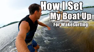 HOW TO: Boat Set Up for Wakesurfing - Tige 23RZX