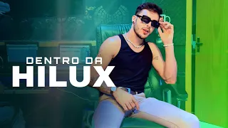 DENTRO DA HILUX - Thássio Oliveira - Cover  - Luan Pereira, Mc Daniel, Mc Ryan SP | live no Studio