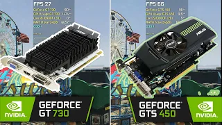 GT 730 vs GTS 450 - Test in 5 Games