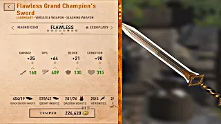 TEMPERING The Grand Champion's Sword to FLAWLESS : The Elder Scrolls : Blades Master Gaming