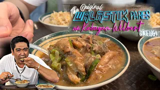 STREET FOOD MANILA | WALASTIK PARES NI KABAYAN WILBERT | LEGENDARY PARES NA DINADAYO