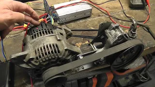 DIY EV Part 13 - Electric Power Steering Pump using old Alternator.