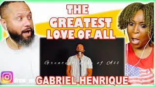 Greatest Love of All - Gabriel Henrique Whitney Houston cover REACTION!!