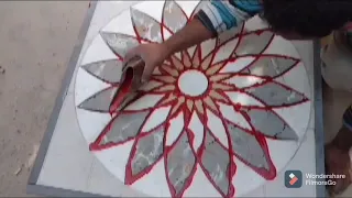 How to install designing marble in marble motive(flower)/how to make marble motives 2021/MM MARBLE