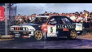 Best of.  Gregoire de Mevius BMW M3.   Action/Highspeed/Real Sound. Ypres Rally 1990