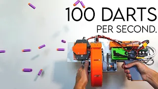 100 Dart per Second Nerf Gun - Part 2