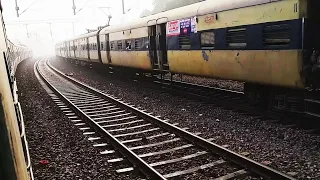 Parallel Race!! EMU vs MEMU. Indian Railways