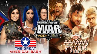 AEW Fyter Fest/NXT Great American Bash Week 1 Livestream - Full Show Live Reaction (WATCH ALONG)