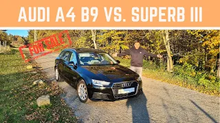 V čem je Audi A4 B9 lepší než Škoda Superb III?