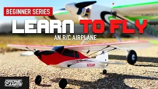 LEARN TO FLY an RC AIRPLANE 🏅