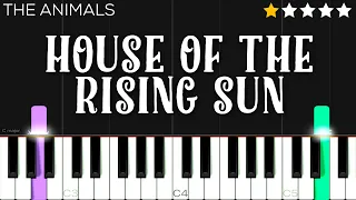 The Animals - The House Of The Rising Sun | EASY Piano Tutorial