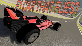 F1 Car That FLIES? - BeamNG.drive - Anarchy, Chaos 004X