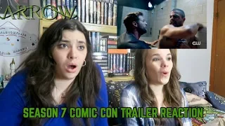 ARROW SEASON 7 COMIC CON TRAILER REACTION