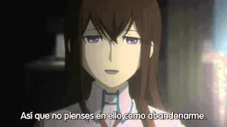 Escena del beso Okabe x Kurisu