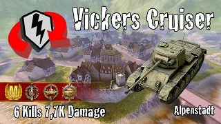 Vickers Cruiser  |  6 Kills 7,7K Damage  |  WoT Blitz Replays