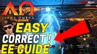 THE ULTIMATE ALPHA OMEGA MAIN EASTER EGG GUIDE | Call Of Duty: BO4 ZOMBIES DLC 3