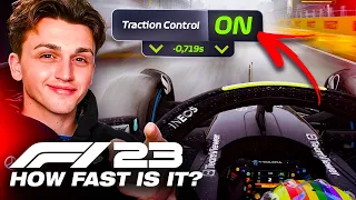 Is Traction Control faster on F1 23?! 👀