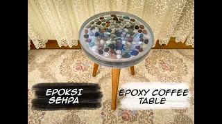 Epoxy Coffee Table-Epoksi Sehpa