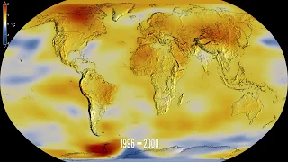 Global Temperature Anomalies from 1880 to 2019