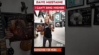 Dave Mustaine I Can't Sing Higher #shorts #megadeth