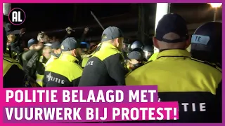 Grimmig protest in Den Haag; ME grijpt keihard in!