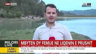 Klan News - Nxirren trupat e pajetë të dy vëllezërve që u mbytën në liqenin e Prushit