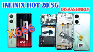 Infinix Hot 20 5G Disassembly / Teardown, How To Open Hot 20 5G, Infinix Hot 20 5G Repair | X666