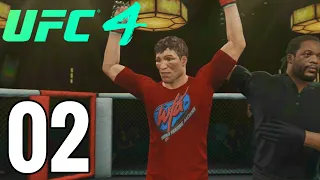 UFC 4 Welterweight Career Mode Walkthrough Part 2 - WFA DEBUT!