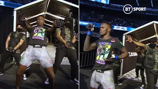 Israel Adesanya shows off incredible dance moves in legendary walkout at UFC 243!