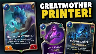 PRINTING Marai Greatmother with Mordekaiser! | Legends of Runeterra