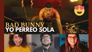 Italians React to Bad Bunny - Yo Perreo Sola ( Video Oficial ) | eng. and esp. cc.