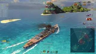 World of Warships. Нагибучий Бисмарк