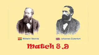 World chess championship 1886 Match 8,9 Zukertort–Steinitz,